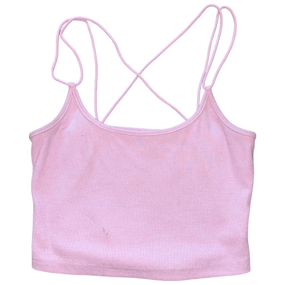 🪻Lavender Crisscross Back Cami Top (Size XS)